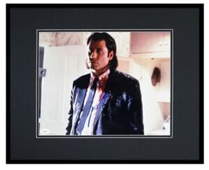 John Travolta Signed "Pulp Fiction" Custom Framed Photo Display (JSA)